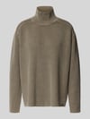 G-Star RAW Oversized Turtleneck-Pullover aus reiner Baumwolle Khaki