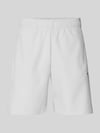 PEGADOR Shorts mit Logo Modell 'Troy' Hellgrau