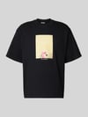 ONLY & SONS Oversized t-shirt z czystej bawełny model 'COOPER' Czarny