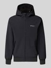 Carhartt Work In Progress Funktionsjacke mit Logo-Stitching und Kapuze Black