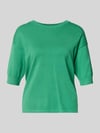 b.young T-shirt o kroju regular fit z mieszanki wiskozy model „Morla” Trawiasty zielony