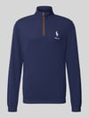 Polo Ralph Lauren Regular Fit Troyer mit kurzem Reißverschluss Marine
