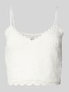 ONLY Slim Fit Trägertop aus Viskose-Mix Modell 'HONEY' Offwhite