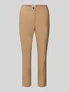Christian Berg Woman Slim Fit Stoffhose in verkürzter Passform Camel