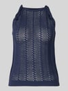 VERO MODA relaxed fit top met bandjes van katoenmix model 'LUX LIGHT' Donkerblauw