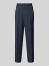 Scotch & Soda Straight Fit Stoffhose mit Bügelfalten Dunkelblau