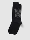 BOSS Socken aus Baumwoll-Mix im 2er-Pack Modell 'ARGYLE' Black