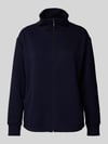 Christian Berg Woman Sweatjack met opstaande kraag Donkerblauw