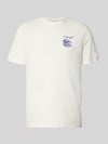 Casual Friday T-Shirt mit Motiv-Print Modell 'EGEBJERG' Weiss