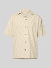JACK & JONES Regular Fit Freizeithemd mit Resortkragen Modell 'BLUVINCENT' Beige