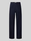 Les Deux Anzughose mit Bügelfalten Modell 'Como Solid Slack Pants' Blau