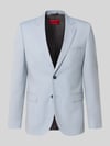 HUGO Super Slim Fit colbert van scheerwolmix model 'ARTI' Lichtblauw
