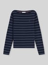 Tommy Hilfiger regular fit pullover van katoenmix Marineblauw