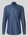 Jake*s Slim Fit Businesshemd in Premiumqualität mit extra langem Arm Marine