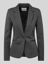 ICHI Slim Fit Blazer mit Paspeltaschen Modell 'KATE' Dunkelgrau