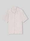 Tom Tailor Denim Relaxed Fit Freizeithemd aus Viskose-Leinen-Mix Beige