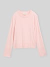 Tom Tailor Pullover aus Kaschmir mit Rippabschlüssen Rosa