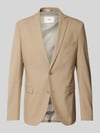 s.Oliver BLACK LABEL 2-knoops colbert met reverskraag, model 'Pure' Beige
