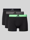 adidas Sportswear Slim Fit Trunks mit Logo-Stitching Modell 'Active' im 3er-Pack Black