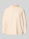 someday. Oversized Rollkragenpullover mit Woll-Anteil Modell 'Tiola' Beige Melange
