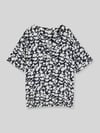 Tom Tailor Regular Fit Bluse aus Viskose Dunkelblau