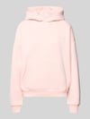REVIEW Hoodie mit Logo-Print und Känguru-Tasche Rose