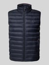 Tommy Hilfiger Kamizelka pikowana z kieszeniami zapinanymi na zamek błyskawiczny model ‘CORE PACKABLE’ Granatowy