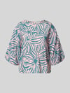 Christian Berg Woman Regular Fit Bluse aus Viskose-Mix im Allover-Look Altrosa