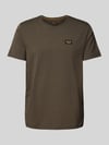 PME Legend T-Shirt mit Label-Stitching Modell 'GUYVER' Oliv