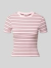ONLY Regular Fit T-Shirt mit Viskose-Anteil Modell 'LUPE' Rosa