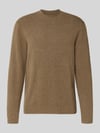 JACK & JONES Premium Strickpullover mit Polokragen Modell 'MAVERICK' Camel