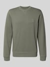 BOSS Orange Relaxed Fit Sweatshirt aus reiner Baumwolle Modell 'WESTART' Oliv