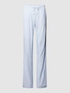 s.Oliver RED LABEL Regular Fit Pyjama-Hose aus Baumwoll-Viskose-Mix Blau
