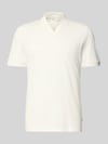 s.Oliver RED LABEL Regular Fit Poloshirt aus Baumwoll-Mix Weiss