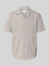 Tom Tailor Denim Relaxed Fit Freizeithemd aus reiner Baumwolle Mittelgrau Melange