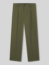 HUGO Relaxed Fit Anzughose mit Bundfalten Oliv