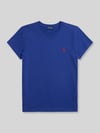Polo Ralph Lauren regular fit T-shirt van puur katoen Donkerblauw
