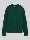 Tommy Jeans Slim Fit Pullover aus reiner Baumwolle Dunkelgruen