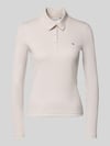 Calvin Klein Jeans slim fit shirt met lange mouwen van katoenmix Lichtgrijs