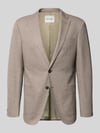Pierre Cardin Fein strukturiertes Slim Fit 2-Knopf-Sakko Modell 'Michel' Hellbraun