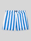 Tommy Hilfiger Regular Fit Badeshorts mit Allover-Muster Royal