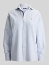 Polo Ralph Lauren Relaxed Fit Hemdbluse aus reiner Baumwolle Hellblau