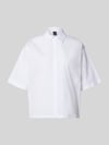 BOSS Oversized Hemdbluse aus reiner Baumwolle Modell 'BIMINA' Weiss