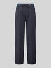 TONI Wide Fit Stoffhose in 7/8-Länge Modell 'Sue' Marine