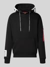Alpha Industries Regular Fit Hoodie aus Baumwoll-Mix mit Label-Patch Black