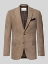 Carl Gross Sakko mit Pattentaschen und Reverskragen Modell 'Theo' Camel