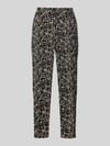 Tom Tailor Relaxed fit stoffen broek van viscosemix Zwart