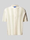 JACK & JONES Regular fit vrijetijdsoverhemd met polokraag, model 'TYLER' Beige