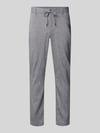 BOSS Modern Fit Straight Leg Hose aus Leinen-Mix Modell 'KANE1' Rauchblau