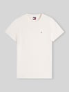 Tommy Jeans regular fit T-shirt van puur katoen Offwhite